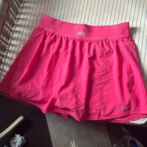 COPY - Alo match point tennis skirt color pink